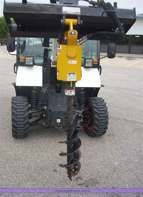 skid steer post hole digger danuser|danuser post pounder for sale.